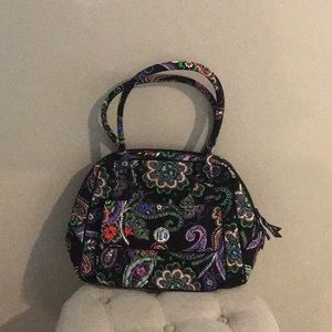 Vera Bradley NWOT Black/Floral Shoulder Bag